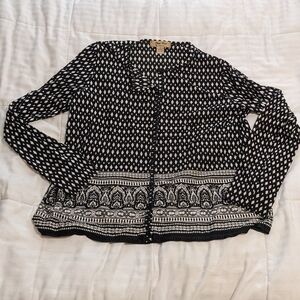 Pleat Pleat by Rafael button up top size small